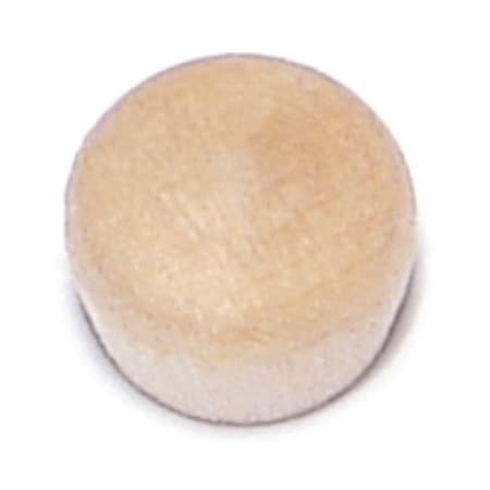 Midwest Fastener 3/8" Birch Wood Round Head Plugs 40PK 66807